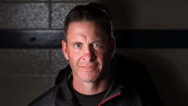 Clint Malarchuk tells his extraordinary and heart-wrenching life story on Oct. 6 at the Steelworkers Hall. Photo: Speakers.ca