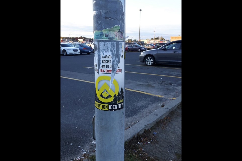 A new ethno-nationalist movement has popped up in Sudbury, as a smattering of posters from the organization known as Generation Identity have been spotted on light posts around Greater Sudbury. (Twitter: @AlmightyRhombus)