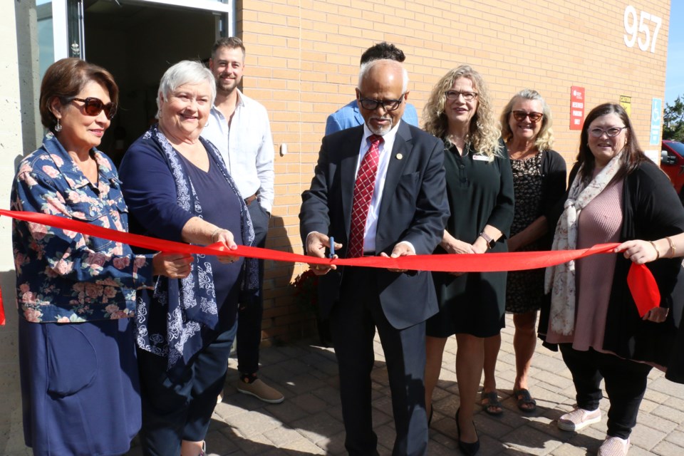United Way Centraide staff and board members held a ribbon cutting event during an open house at the newly expanded office at 957 Cambrian Heights Drive in Sudbury. 