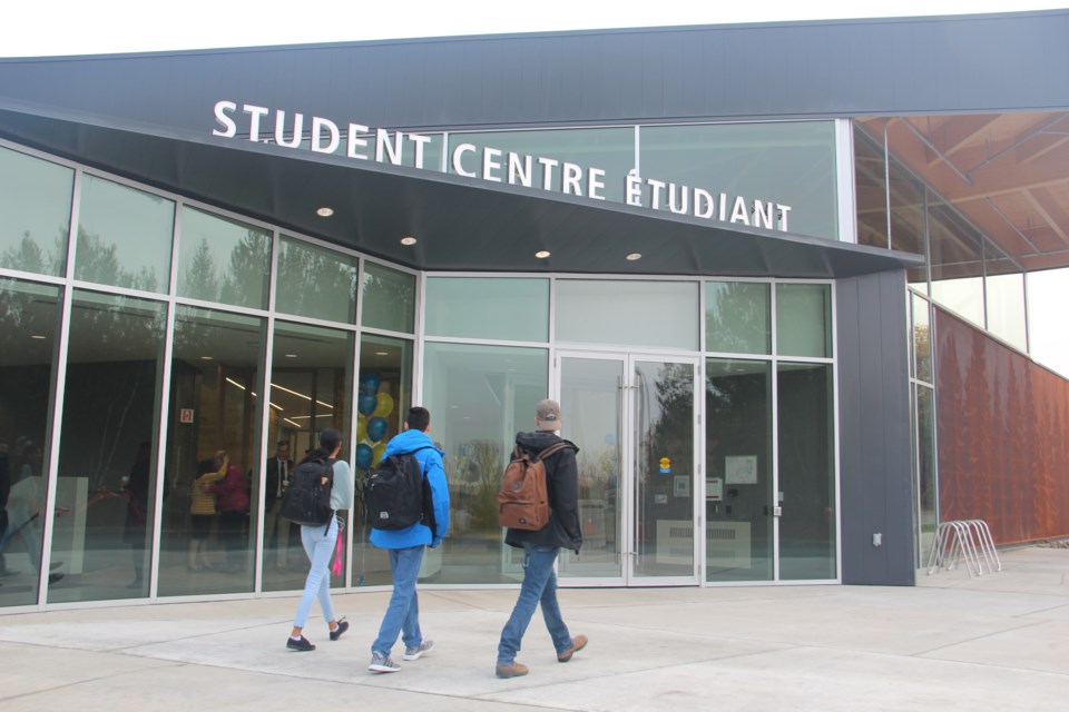 The new Student Centre on Laurentian University's campus officially opened Monday morning. (Heidi Ulrichsen/Sudbury.com)