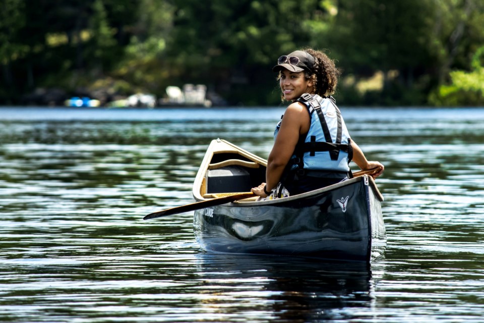  Tori Baird, an accomplished canoeist, offers canoe paddling workshops for women throughout the summer.