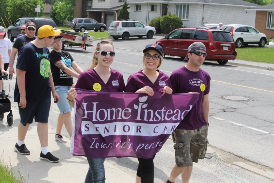 While the final tally had not yet been counted by early Sunday afternoon, the 2016 Sudbury Mandarin MS Walk (sponsored by the restaurant chain of the same name) was already on track to surpass last year’s fundraising total of $20,000. Photo by Jonathan Migneault.