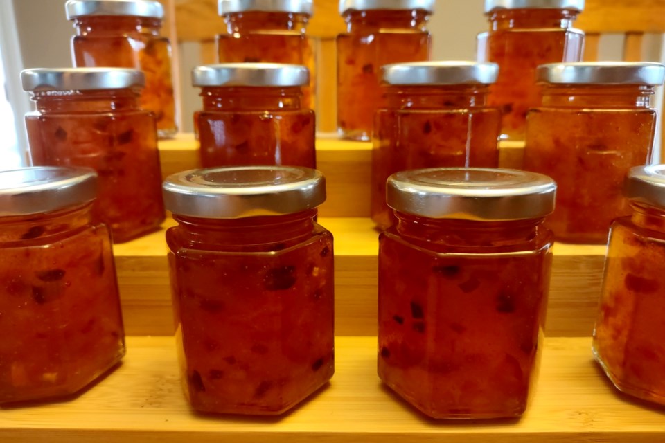 The red pepper jelly from That's My Jam has also been a hit with local restaurants like The Daventry and La Fromagerie.