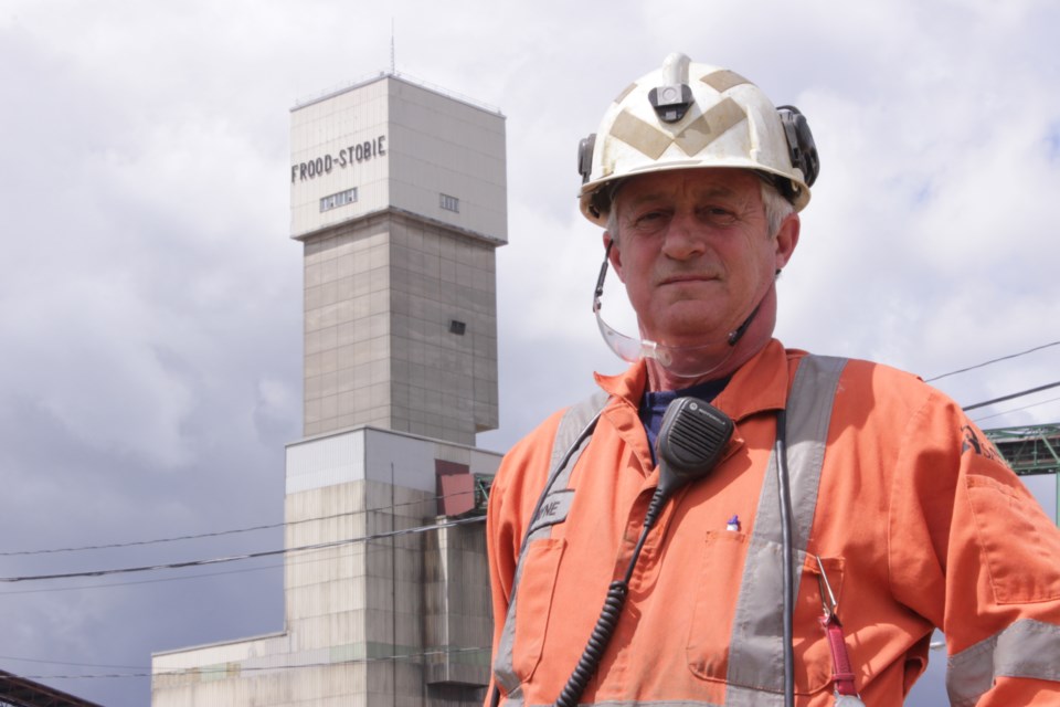 Wayne Beckerleg has worked at the Frood-Stobie Complex for 28 and a half years. He's hoping to finish out his career at the 130-year-old mine. (Arron Pickard/Sudbury.com)