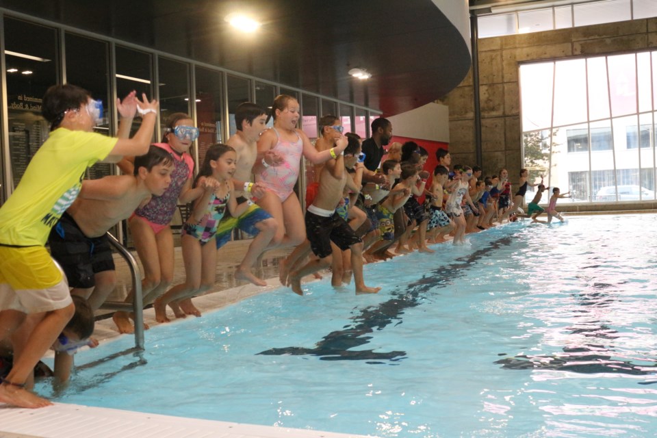 The YMCA of Sudbury re-opens its aquatic centre following at $600,000 renovation, with the help of a $150,000 grant from the Ontario Trillium Foundation. (Keira Ferguson/ Sudbury.com)