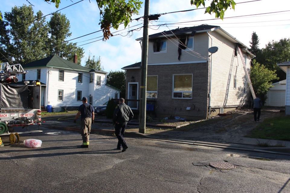 A Sudbury family is recovering after narrowly escaping their burning apartment this past weekend. (Mark Gentili/Sudbury.com)