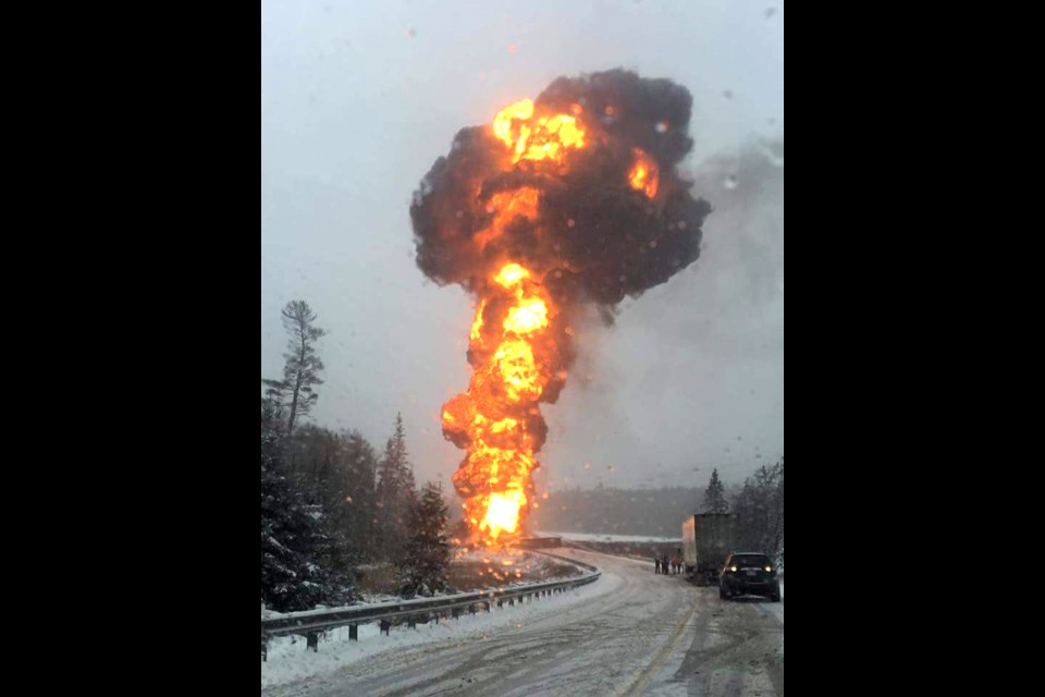 Crashes and fatalities on Highway 11, such as this one involving a tanker truck in 2016, have been all too familiar for Temiskaming residents.