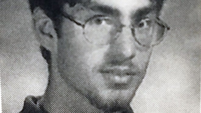 Robert Steven Wright, photo Lockerby Composite yearbook late 1990s, around the time of the Renee Sweeney murder. (Police handout)