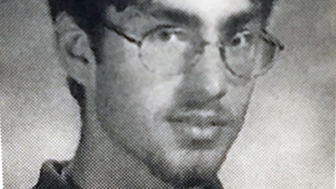 Robert Steven Wright, photo Lockerby Composite yearbook late 1990s, around the time of the Renée Sweeney murder. (Police handout)