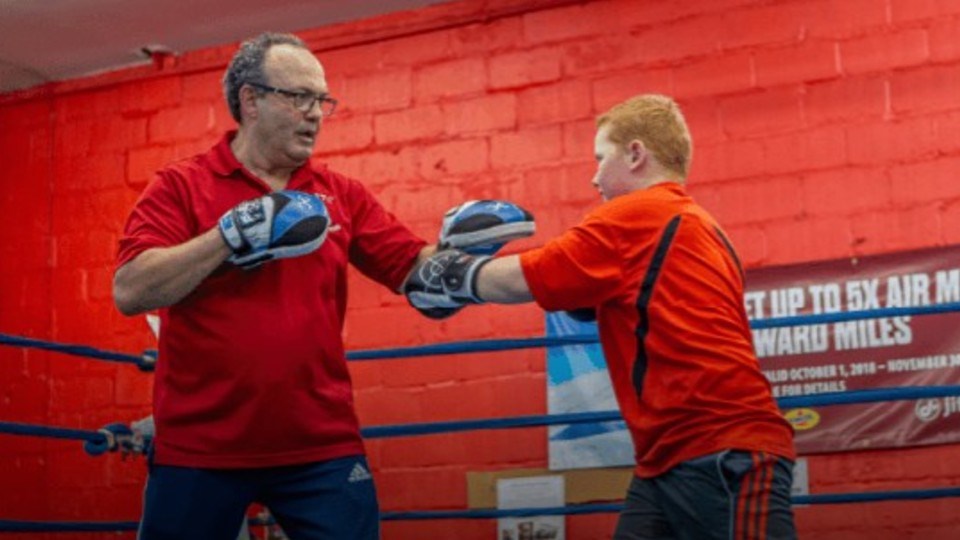 Coach Gord Apolloni of Top Glove Boxing Academy has been training fighters for 30 years. The gym is holding a fundraiser to help it recover from the pandemic-imposed closure. (Image: Top Glove Boxing Academy)