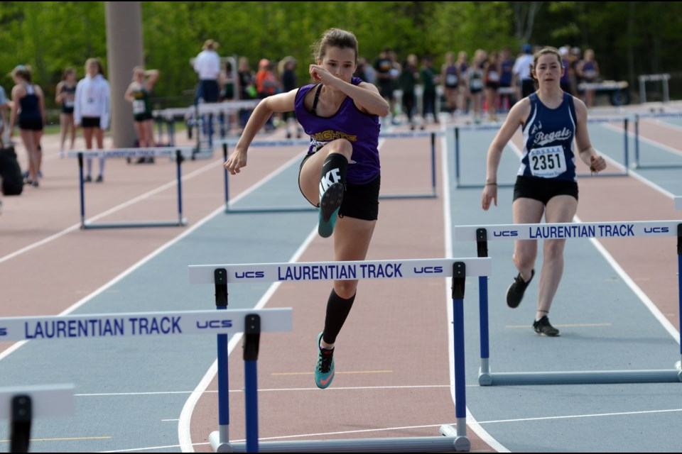 Action from the city track and field championships, held during the week of May 15, 2017, at the Laurentian University track.
 (Arron Pickard)