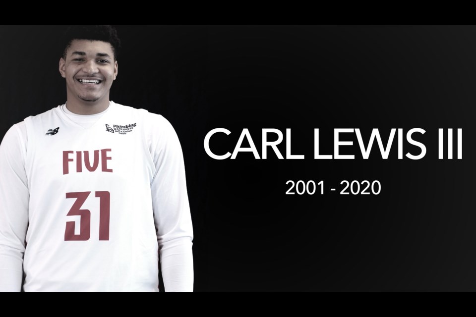 The passing of 19-year-old Sudbury Five rising star Carl Lewis III was announced Nov. 17. (Sudbury Five)