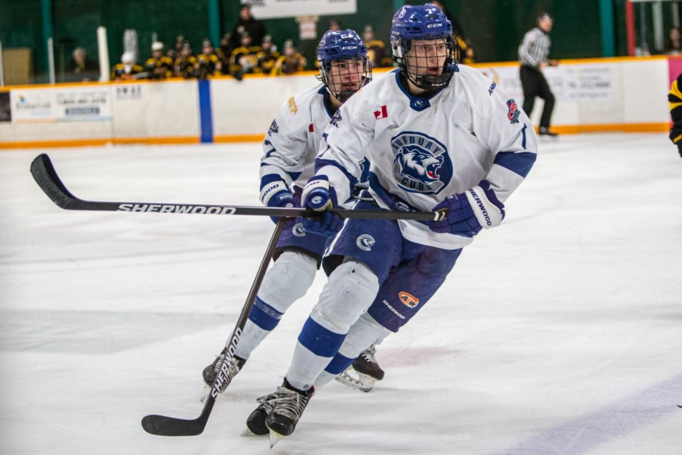 In NOJHL action, the Greater Sudbury Cubs sent the Soo Eagles packing by a score of 5-3 during a Jan. 26 match at the Gerry McCrory Countryside Sports Complex.