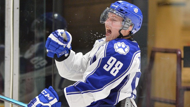 Wolves winger Dmitry Sokolov picked in the seventh round by the Minnesota Wild. Photo: Terry Wilson/OHL Images