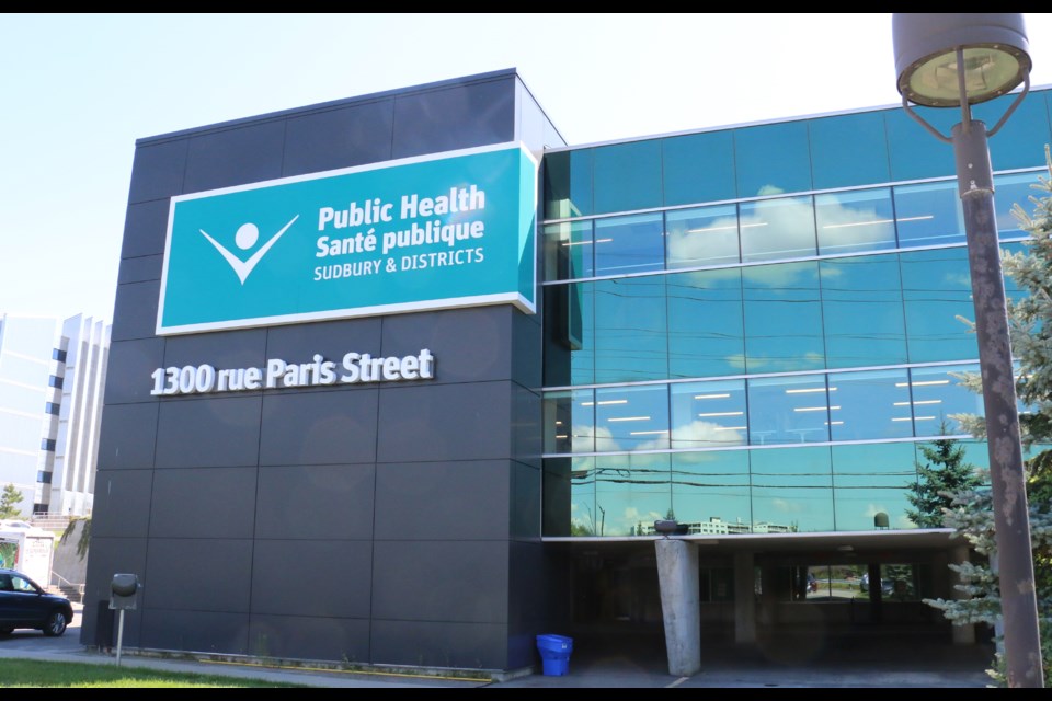 Public Health Sudbury and Districts office. (Len Gillis / Sudbury.Com)