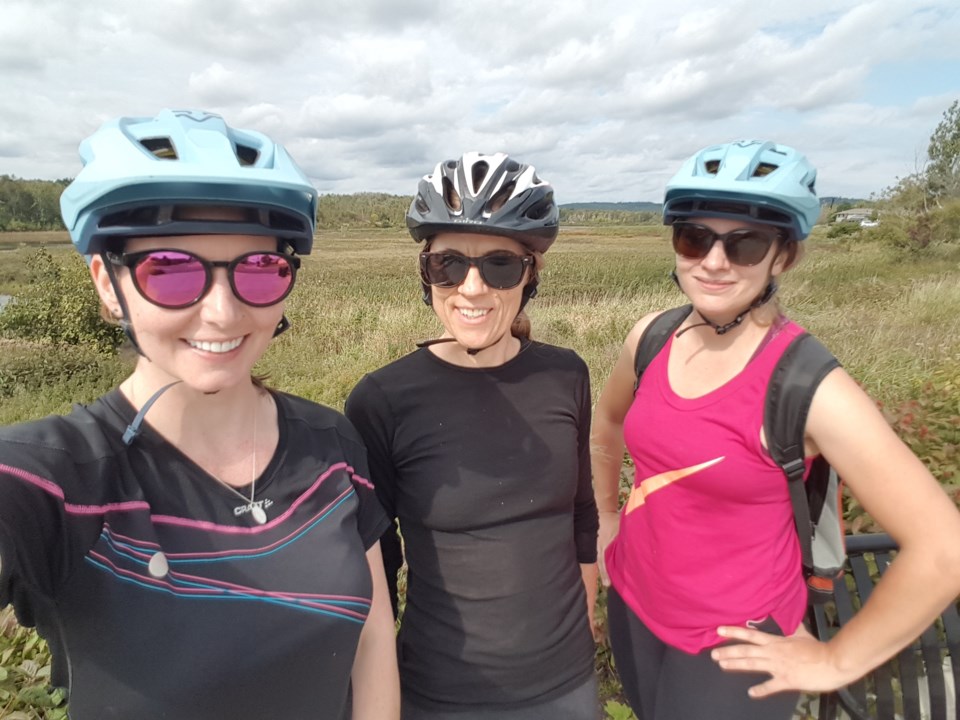 3 Sudbury women biking - PHSD