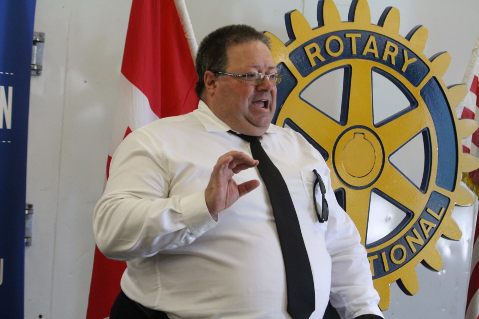 The annual Downtown Rotary Blues for Food event to support the Sudbury Food Bank may be more important than ever this year due to very low supplies this summer says Dan Xilon, executive director of the Sudbury Food Bank. Photo by Jonathan Migneault.