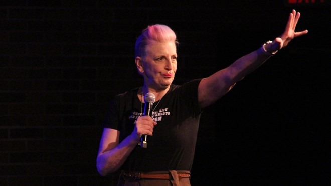 The LOL Sudbury Comedy Festival came to a close on Sunday night with its headline performer, Lisa Lampanelli, taking the stage at the Fraser Auditorium. (Matt Durnan)