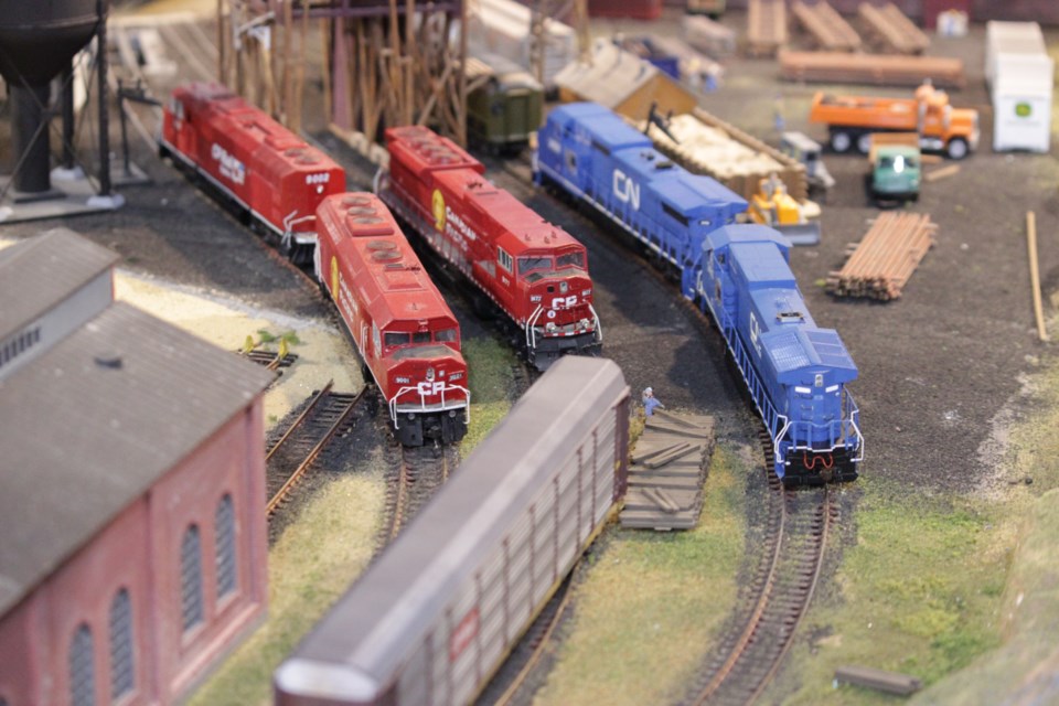 The Northern Ontario Railroad Museum in Capreol claims its new model railroad is the largest in the region. It takes up one thousand square feet with 600 feet of track, cost nearly $50,000, and took two years to complete. (Callam Rodya/Sudbury.com)