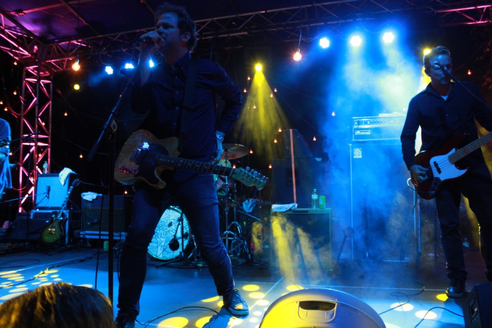 Wintersleep headlined the opening night of the River and Sky Festival. (Ella Myers/Sudbury.com)