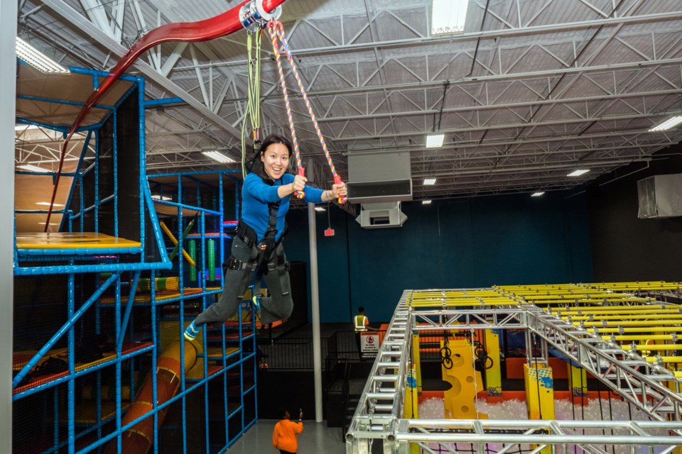 Urban Air Adventure Park Sudbury will be an indoor park filled with wall-to-wall trampoline areas, dodgeball courts, slam dunk and runway tumble tracks, an obstacle course, warrior battle beam, and the company’s trademark Urban Warrior Course. (Supplied)