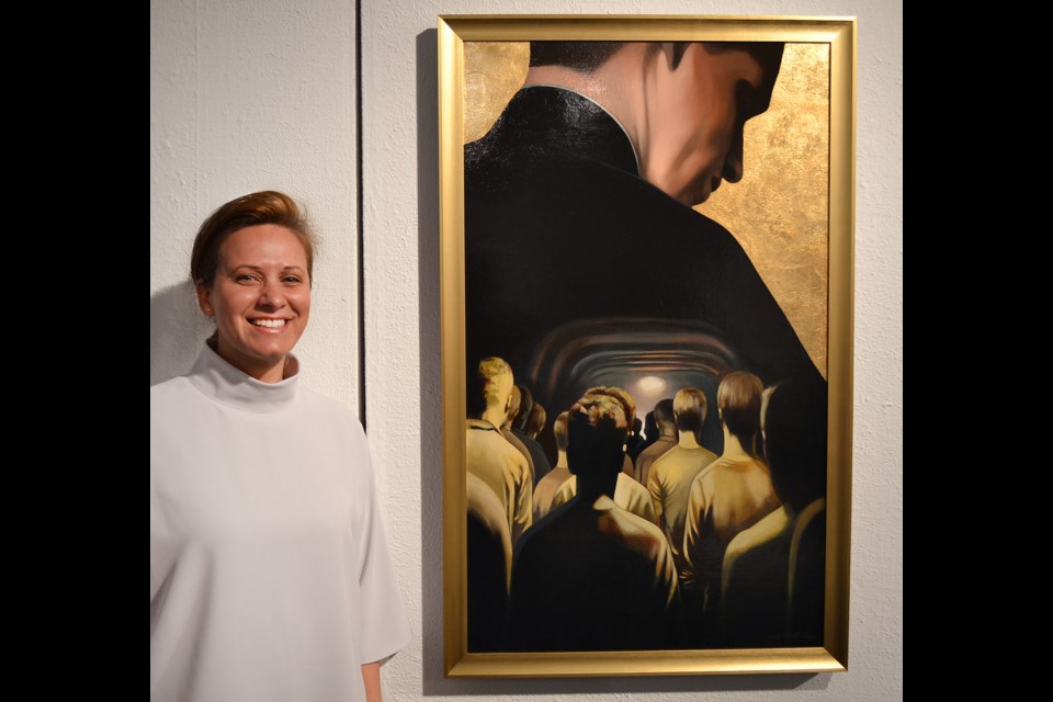 Created in honour of the Sudbury people and their connection to the mining industry, Neli Nenkova's 'The Price of Gold' will be on display at the John B. Aird Gallery in Toronto until April 26.