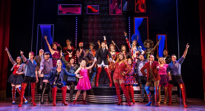 A touring Broadway-style production of the musical “Kinky Boots” visits the Sudbury Arena April 23. (Supplied)