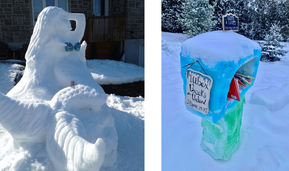 Photos: More spectacular snow sculptures spotted across Sudbury - Sudbury  News