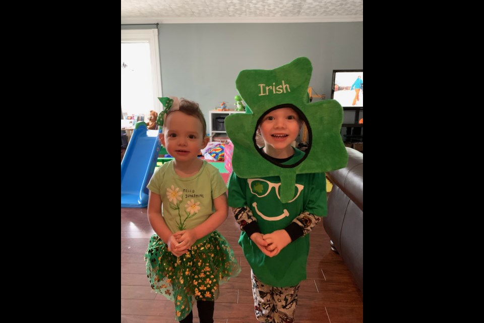 Here are our Irish twins, born 361 days apart!