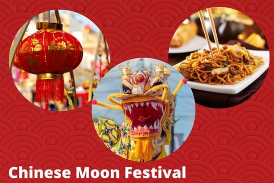 The poster for CHANO’s Chinese Moon Festival, held this Sunday, Sept. 10 in Bell Park from 11 a.m. to 3 p.m. 