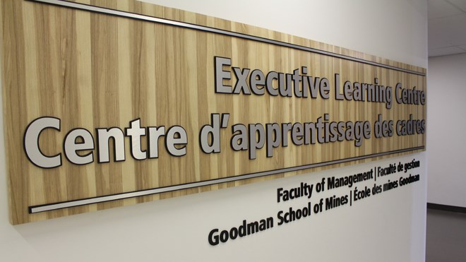 Laurentian University administration opened the doors to its brand new Executive Learning Centre (ELC) on June 27 and gave a sneak peek to the group in attendance. Photo: Matt Durnan.