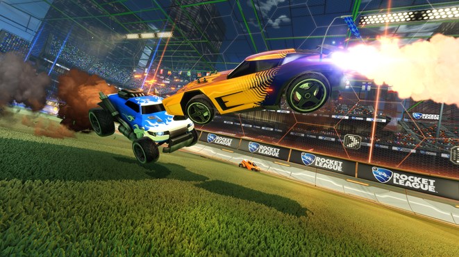 If you’ve never played Rocket League, think of it as soccer with cars.