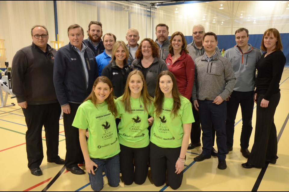 The Canada Games Council’s Bid Evaluation Committee visited Laurentian University on Monday during a mini-Summer Games Event. Photo by Arron Pickard.