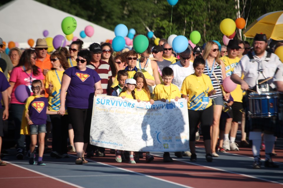 The Canadian Cancer Society's Sudbury Relay for Life event takes place on June 16 at Laurentian University from 6 p.m. to midnight. (File)
