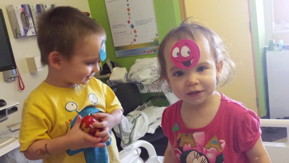 Addylin Stacey is 19 months old and is undergoing chemotherapy treatment at the Children's Hospital of Eastern Ontario in Ottawa for acute lymphoblastic leukemia. (Supplied)