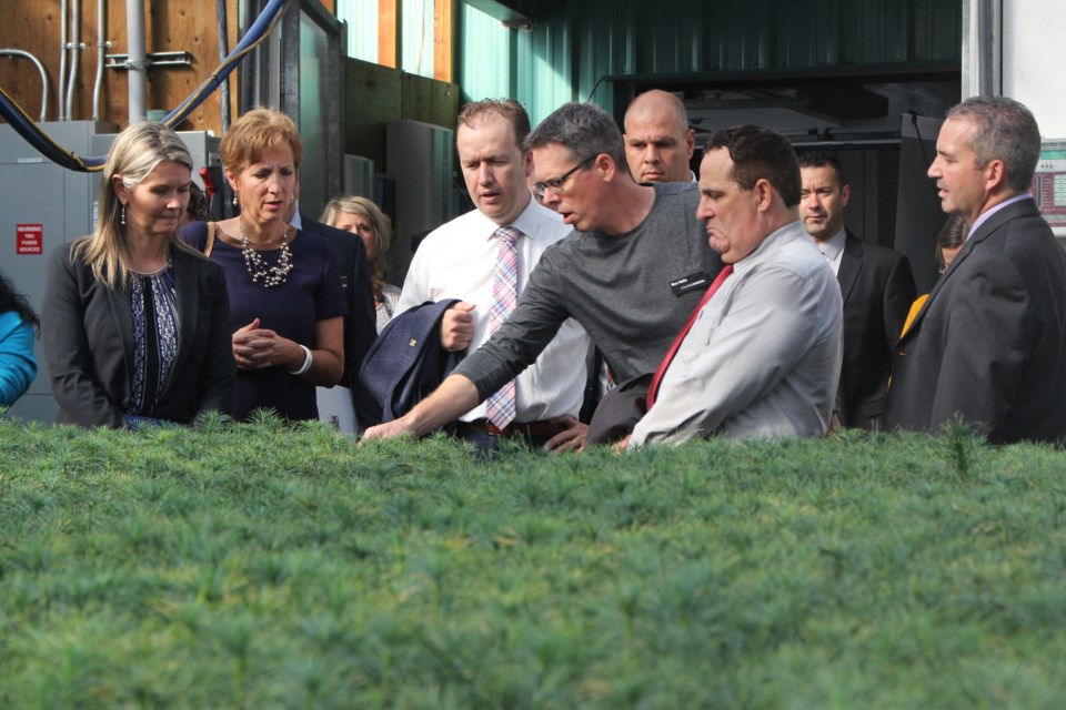 It was a celebration of growth in more ways than one at Collège Boréal on Oct. 9, as the school celebrated the official opening of its Applied Research Centre for Biodiversity. (Matt Durnan/Sudbury.com)