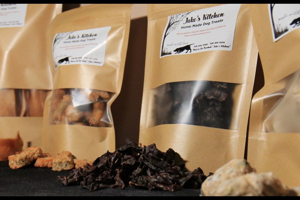 A sample of the homemade dog treats made by Jake's Kitchen. (Supplied)