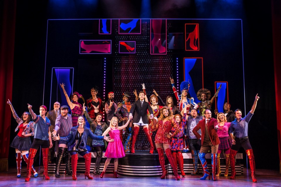 A touring production of “Kinky Boots” visits the Sudbury Arena April 23. (Supplied)