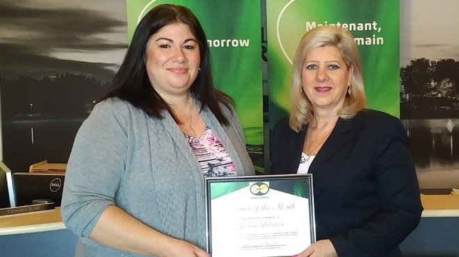 Joanne LeBreton (left) has been named the BPW Greater Sudbury Woman of the Month for January. (Supplied)