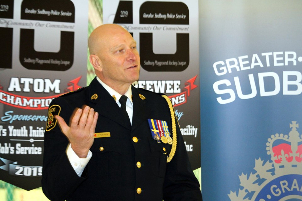 Responding to a report on the 
types of service calls police are receiving, Greater Sudbury Police Chief Paul Pedersen has told the city's Police Services Board that increasingly police are asked to perform mental health calls that frontline officers have not been trained to manage. He said there is an ongoing debate about how communities should respond to so-called 'wellness checks' or mental health calls. (File)