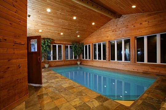 Indoor pool at Touch of Heaven (Supplied).