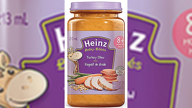 Heinz baby cheap food recall 2019