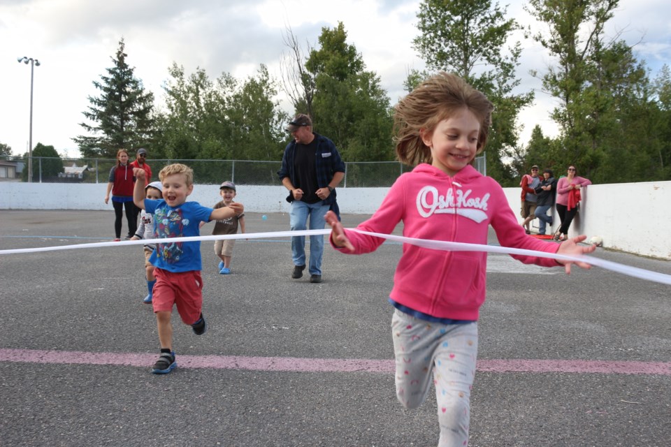 Families came together Thursday night at the Coniston Community Arena for the final autism friendly sports night of the summer. (Matt Durnan/Sudbury.com)