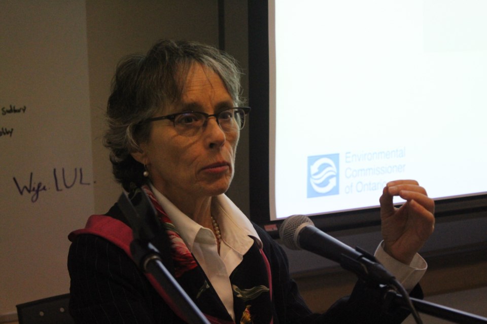 Ontario's Enviromental Commissioner Diane Saxe visited Sudbury on Jan. 8 for a sobering talk on climate change in Northern Ontario. (Matt Durnan/Sudbury.com)