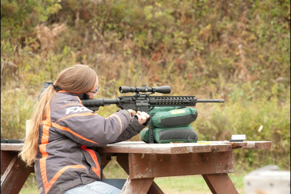 The Crean Hill Gun Club partnered with Glock earlier this month for a women’s range day that raised funds for Voice for Women and women’s programming through Hemophilia Ontario. (Supplied)