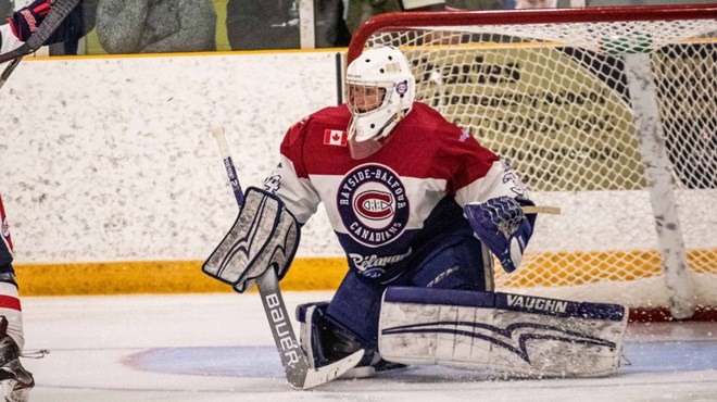 The Rayside Balfour Jr. A Canadians announced Wednesday that veteran goaltender David Bowen has been released to the Drummondville Voltigeurs of the Quebec Major Junior Hockey league. (Supplied)