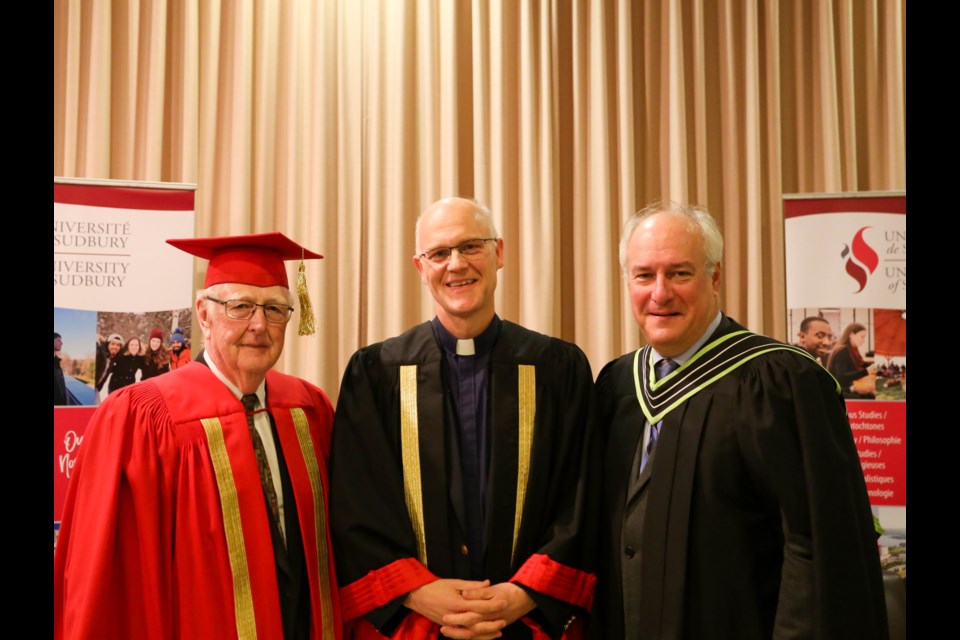 In a special ceremony, Father John Meehan has officially been installed as president and vice-chancellor at the University of Sudbury.