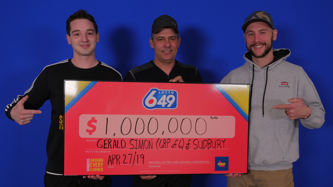 Group of six Greater Sudbury residents split 1 million lotto win