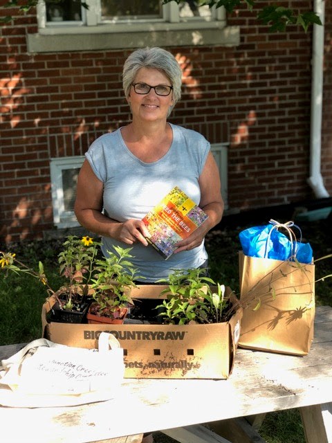 Bev Pugliese is the winner of Coalition for a Liveable Sudbury’s Pollinator Challenge. (Supplied)
