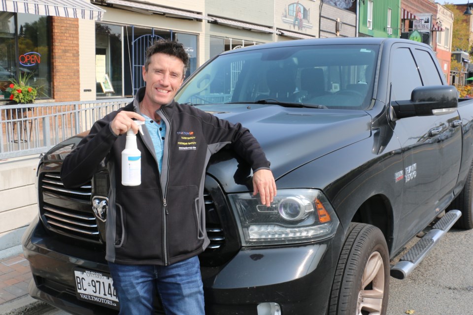 Sudbury entrepreneur Sean Patrick has created a new type of non-alcoholic hand sanitizer that he says is good for your hands.